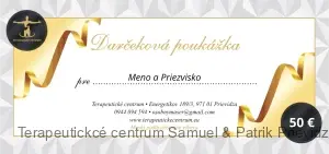 Darčeková poukážka vhodnote 50€